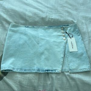 Never been worn Retrofete jean mini skirt